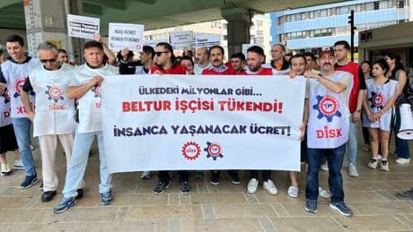 Beltur işçileri Mecidiyeköy'den seslendi: “İnsanca yaşanacak bir ücret istiyoruz”