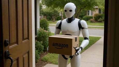 Tus paquetes de Amazon los podría traer un robot humanoide en el futuro