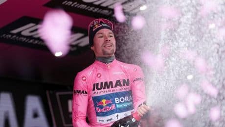 Italien-Rundfahrt: Giro: Roglic nach erster Bergankunft im Rosa Trikot