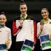 Rhythmische Sportgymnastik: Varfolomeev verwirrt: Hymnen-Panne bei Gold-Siegerehrung