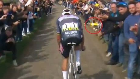 Paris-Roubaix: plainte d'Alpecin, communiqué offensif de l'UCI... Le monde du cyclisme passe à l'action après le jet d'un bidon au visage de Mathieu van der Poel