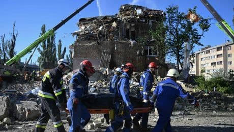 Putin lanza un 'blitz' sobre el centro de Kiev con misiles balísticos y centenares de drones