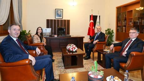 TBMM Başkanı Numan Kurtulmuş, DEM Parti TBMM Grubu'nu ziyaret etti