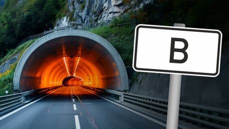Wichtige Tunnel-Schilder: Was die Buchstaben am Anfang bedeuten