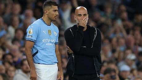 El regreso más esperado: Rodri vuelve a los terrenos de juego ocho meses después de la rotura de ligamentos en la rodilla