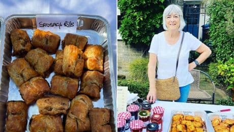 Woman, 73, told off by council for selling sausage rolls in her front garden