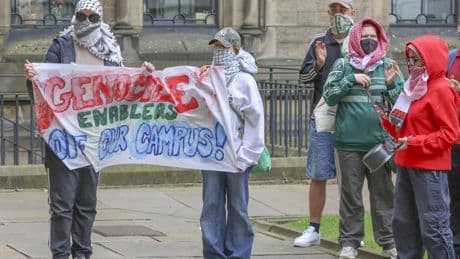 Palestine Action group backed by Glasgow University student protestors