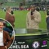 Joe Cole jokes 'I hope my wife's not watching this' as he struggles to find his son during Chelsea's Conference League celebrations