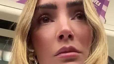 Loose Women star Frankie Bridge in tears on train as fans express their concern