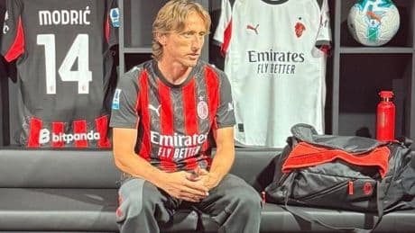Modric ya ejerce de líder en el Milan: "No podemos ser unos mediocres"