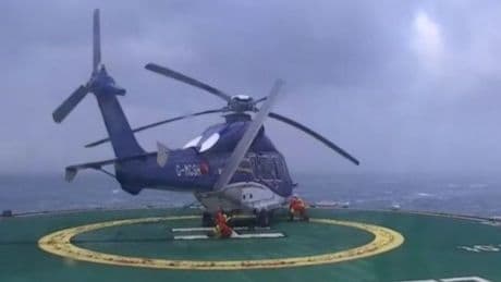 Helicopter blade 'narrowly missed' Scots oil rig worker after it broke in high winds