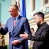 Am Ende steht ein Ultimatum an Putin: Die eindrücklichsten Bilder der (vielleicht) historischen Kiewreise von Bundeskanzler Merz