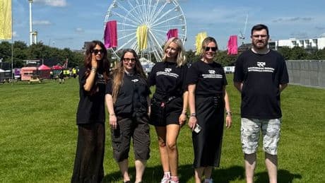 Uddingston hairdresser styles stars at TRNSMT