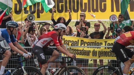 Protests Against an Israeli Cycling Team Shut Down a Major Race