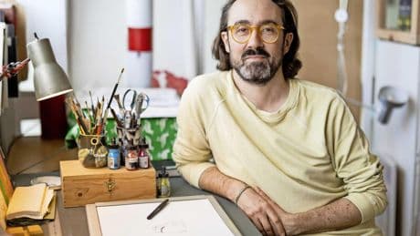 Illustrator Benji Davies maakt zich zorgen over fantasie van de ’verloren generatie’: ’Lezen is springplank naar zoveel moois’