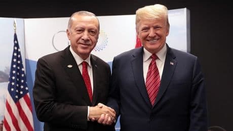 Cumhurbaşkanı Erdoğan Trump ile görüştü