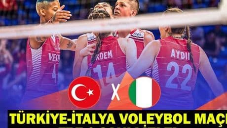 TÜRKİYE-İTALYA VOLEYBOL MAÇI TRT 1 CANLI İZLE! Filenin Sultanları Milletler Ligi voleybol maçı saat kaçta, hangi kanalda?