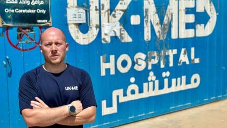 Briton tells of ‘heartbreaking’ moment he put children into body bags in Gaza