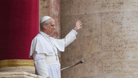 ‘No more war,’ Pope Leo pleads to world in first Sunday address at the Vatican