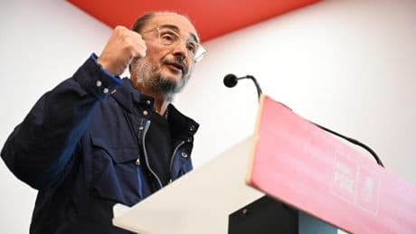 Lambán, contra Sánchez y Yolanda Díaz por la rescisión de la compra de balas a Israel: "Perjudica la imagen de España"