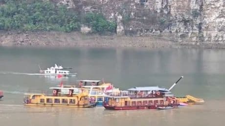 20 people missing after two boats capsize during sudden storm in China