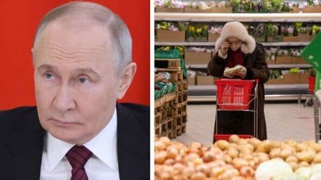 Russia economy meltdown as food prices rise by 12.66% and Putin faces abysmal harvest