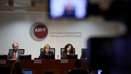 AIReF rebaja previsiones y alerta de que serán necesarias medidas fiscales en 2027 para cumplir con la UE