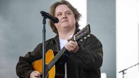 Emotional Lewis Capaldi makes surprise return to Glastonbury after two-year hiatus amid Tourette’s battle: ‘I’m f–ing back, baby’