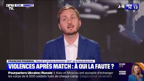 Violences après la victoire du PSG: "Manifestement, c'est un échec de la part de Monsieur Retailleau et de Monsieur Darmanin", accuse François Piquemal, député LFI
