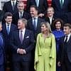 Sideline Starmer! Sir Keir snapped in third row of leaders' photo at Nato summit