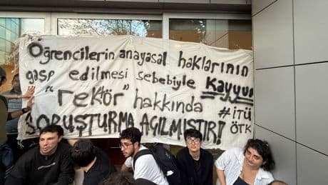 İTÜ öğrencileri soruşturmalara karşı eylemde