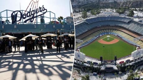 Yankees fan says he was hit with falling concrete during Dodgers game in stunning scene