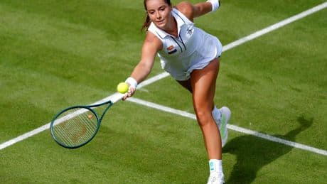Jodie Burrage ponders trip to see boyfriend play for the Lions after Wimbledon exit