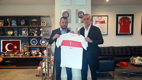 Ertuğrul Doğan'dan, TFF Başkanı Hacıosmanoğlu'na ziyaret
