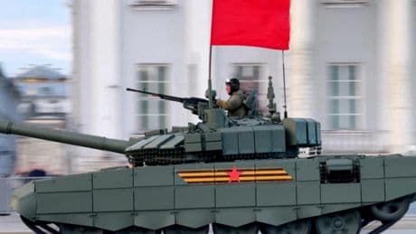 Rusia ensaya el desfile militar previo al aniversario del fin de la Segunda Guerra Mundial