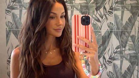 Michelle Keegan's Topshop trousers are under £40 and will keep you cool in warm weather