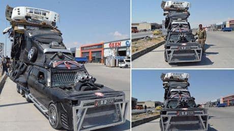 Sosyal medyanın dilindeki araba! Aksaraylı Mad Max'e kötü haber