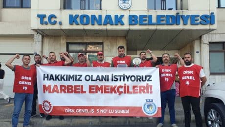 ​​​​​​​Konak Belediyesi işçileri: Maaşımızı ve sosyal haklarımızı eksiksiz ve zamanında istiyoruz