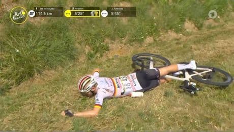 Ärzte eilen sofort zu ihm - Deutscher Sturz bei der Tour de France
