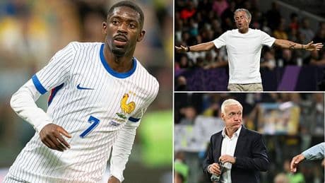 PSG 'are left FURIOUS' with France boss Didier Deschamps over Ousmane Dembele decision after Ballon d'Or favourite was 'ruled out of action for six weeks' with 'serious' hamstring injury