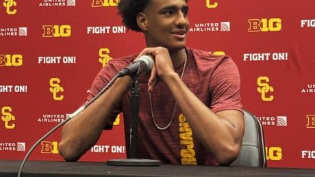 USC's Alijah Arenas should be cleared to begin practicing Thursday