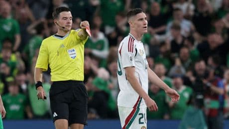 Rolland Sallai hem gol attı hem kırmızı gördü, Macaristan puan bıraktı!