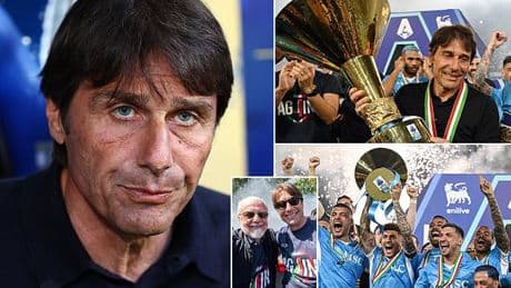 Antonio Conte makes final decision over his future at Napoli - after reports claimed he would be sacked just days after winning Serie A title