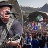 Neil Young's 'awkwardness' has gone down 'very badly' behind-the-scenes at Glastonbury, insiders tell KATIE HIND, as they reveal why his Hollywood bombshell wife Daryl Hannah is expected to skip the festival
