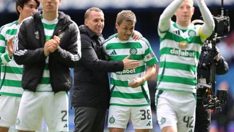 Rodgers reveals Maeda dash from Japan to make Celtic line up for Ibrox test