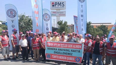 PMS patronundan sendika düşmanlığı: 12 işçi işten atıldı