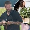 Preparations kick off for David Beckham's 50th birthday bash as flowers arrive at plush London venue while his kids arrive back in capital after swanky dinner in Paris
