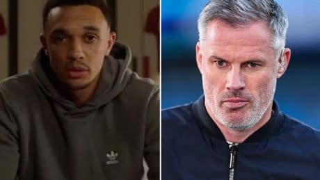 Jamie Carragher makes Arsenal and Man Utd point as Trent Alexander-Arnold response explained