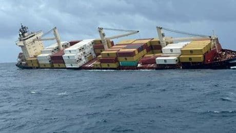 Indien: Containerschiff »Elsa 3« sinkt vor Indiens Küste – Ölpest droht