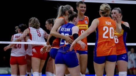 Volleybalsters verliezen in vijf sets van Polen in Nations League